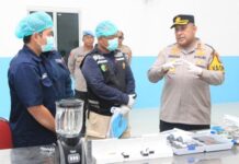 Sidak Kesiapan SPPG Mitra Polres, Kapolres Tuban Pastikan Urkes Awasi Penyiapan Menu MBG